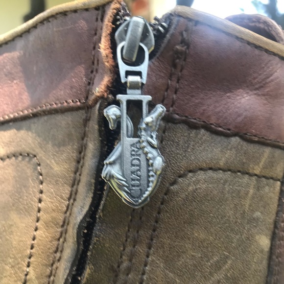 Urban boot for men in bovine leather,hand painted vintage look,leather sole - Picture 8 of 10